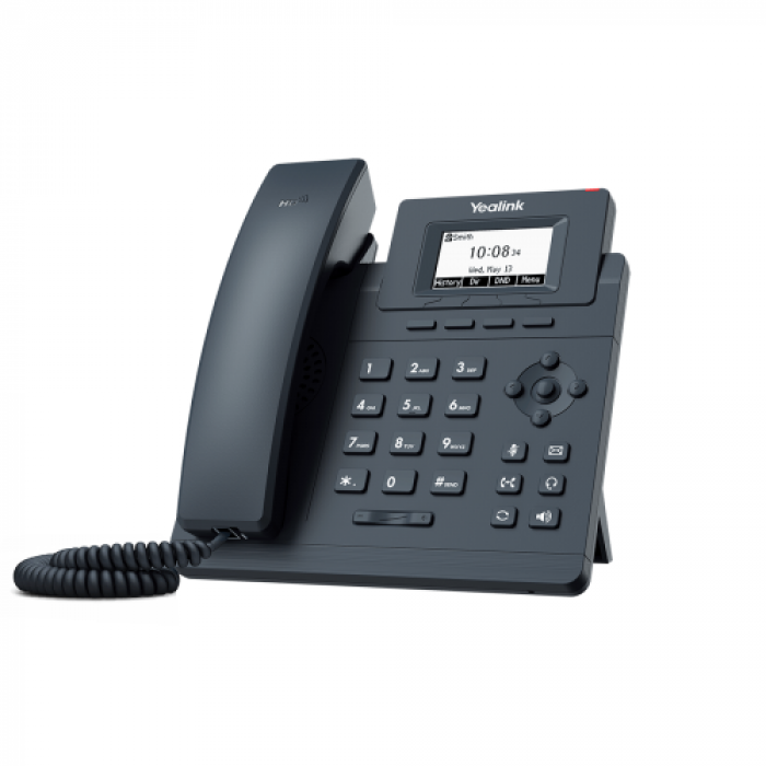 Telefon IP Yealink SIP-T30, 2 Conturi SIP, PoE, Classic Grey Telefon IP Yealink SIP-T30, 2 Conturi SIP, PoE, Classic Grey