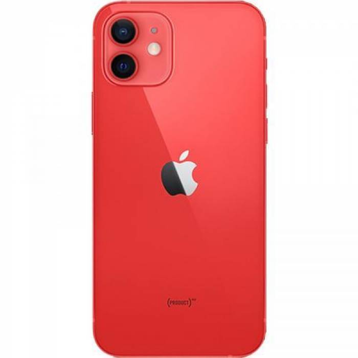 Telefon Mobil Apple iPhone 12, Dual SIM, 128GB, 4GB RAM, 5G, Red