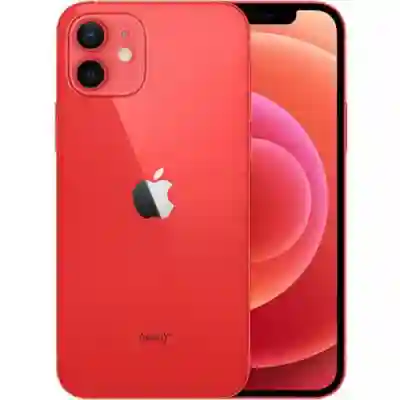 Telefon Mobil Apple iPhone 12 Mini, Dual SIM, 128GB, 4GB RAM, 5G, Red