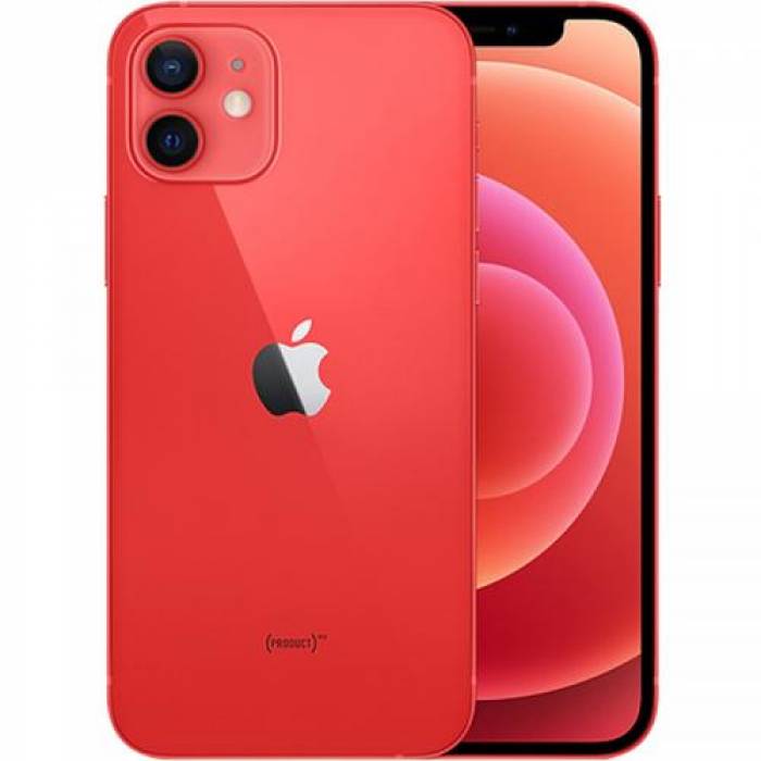 Telefon Mobil Apple iPhone 12 Mini, Dual SIM, 64GB, 4GB RAM, 5G, Red Telefon Mobil Apple iPhone 12 Mini, Dual SIM, 64GB, 4GB RAM, 5G, Red