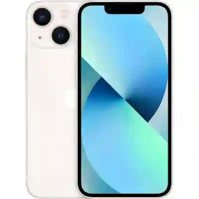 Telefon Mobil Apple iPhone 13 Mini, Dual SIM Hybrid, 512GB, 4GB RAM, 5G, Starlight