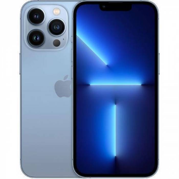 Telefon Mobil Apple iPhone 13 Pro, Dual SIM Hybrid, 1TB, 6GB RAM, 5G, Sierra Blue Telefon Mobil Apple iPhone 13 Pro, Dual SIM Hybrid, 1TB, 6GB RAM, 5G, Sierra Blue
