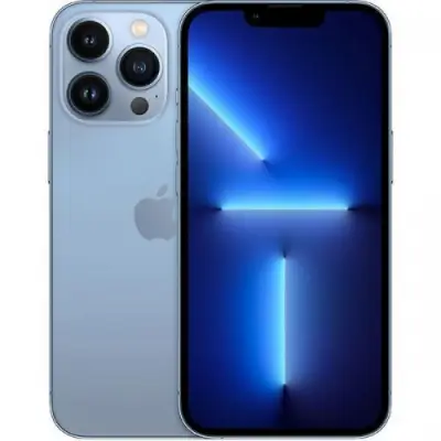 Telefon Mobil Apple iPhone 13 Pro, Dual SIM Hybrid, 512GB, 6GB RAM, 5G, Sierra Blue