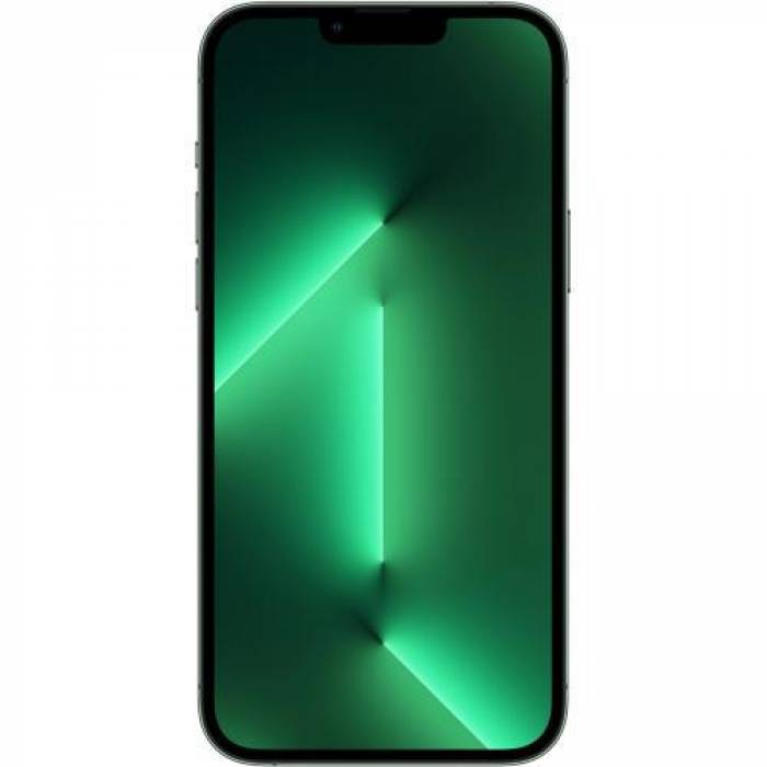 Telefon Mobil Apple iPhone 13 Pro Max, Dual SIM Hybrid, 128GB, 6GB RAM, 5G, Alpine Green