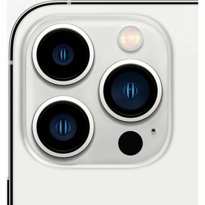 Telefon Mobil Apple iPhone 13 Pro Max, Dual SIM Hybrid, 256GB, 6GB RAM, 5G, Silver Telefon Mobil Apple iPhone 13 Pro Max, Dual SIM Hybrid, 256GB, 6GB RAM, 5G, Silver