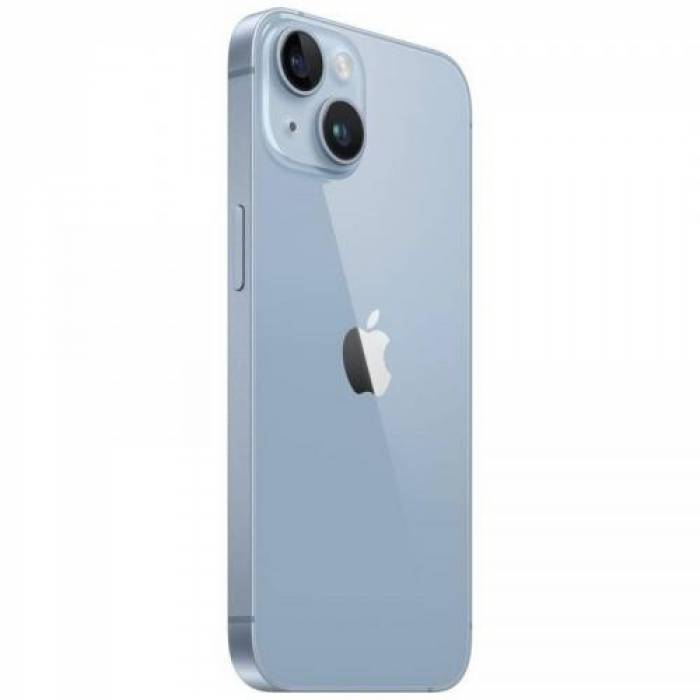 Telefon Mobil Apple iPhone 14, Dual SIM Hybrid, 128GB, 6GB RAM, 5G, Blue