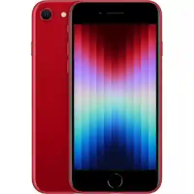 Telefon Mobil Apple iPhone SE 3 (2022), Dual SIM Hybrid 128GB, 4GB RAM, 5G, Red