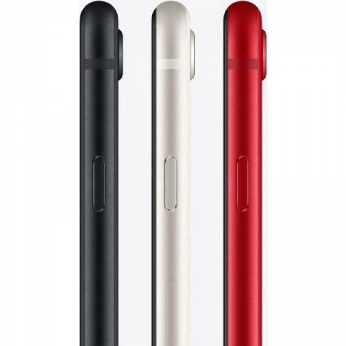 Telefon Mobil Apple iPhone SE 3 (2022), Dual SIM Hybrid 64GB, 4GB RAM, 5G, Red