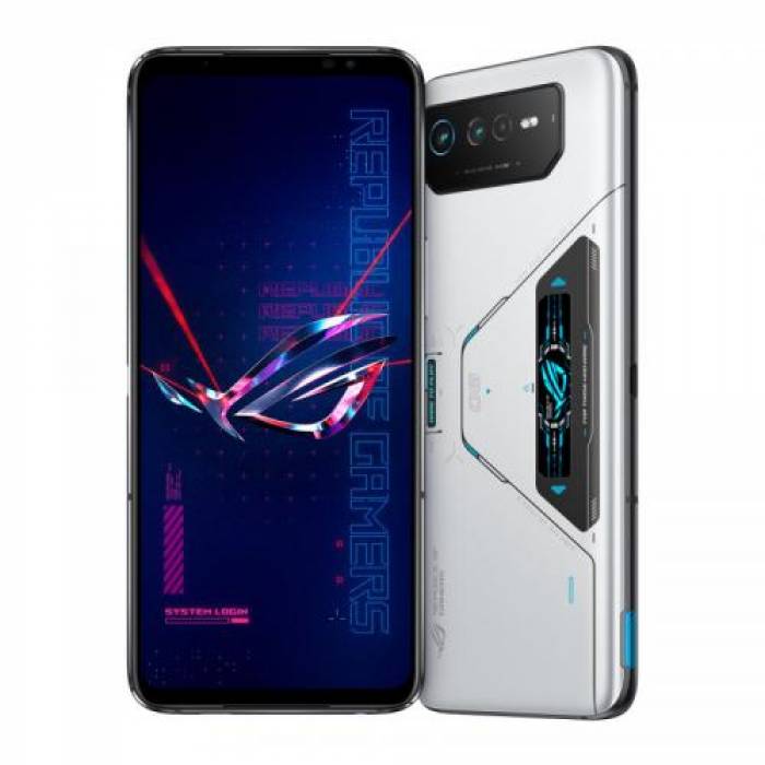 Telefon Mobil ASUS ROG Phone 6 Pro AI2201-2D014EU, Dual SIM, 512GB, 18GB RAM, 5G, White