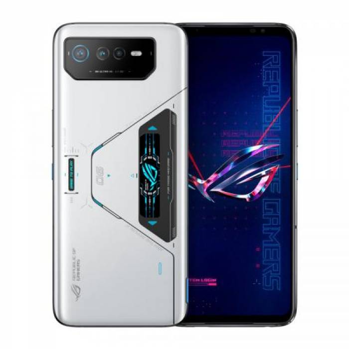 Telefon Mobil ASUS ROG Phone 6 Pro AI2201-2D014EU, Dual SIM, 512GB, 18GB RAM, 5G, White