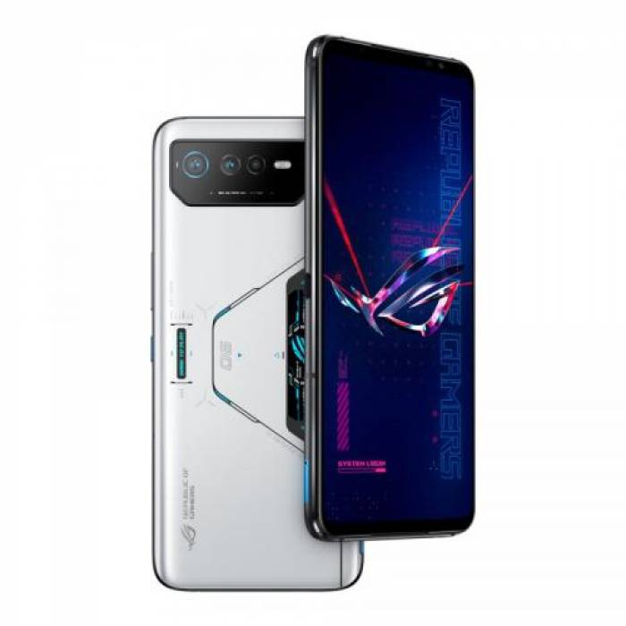 Telefon Mobil ASUS ROG Phone 6 Pro AI2201-2D014EU, Dual SIM, 512GB, 18GB RAM, 5G, White