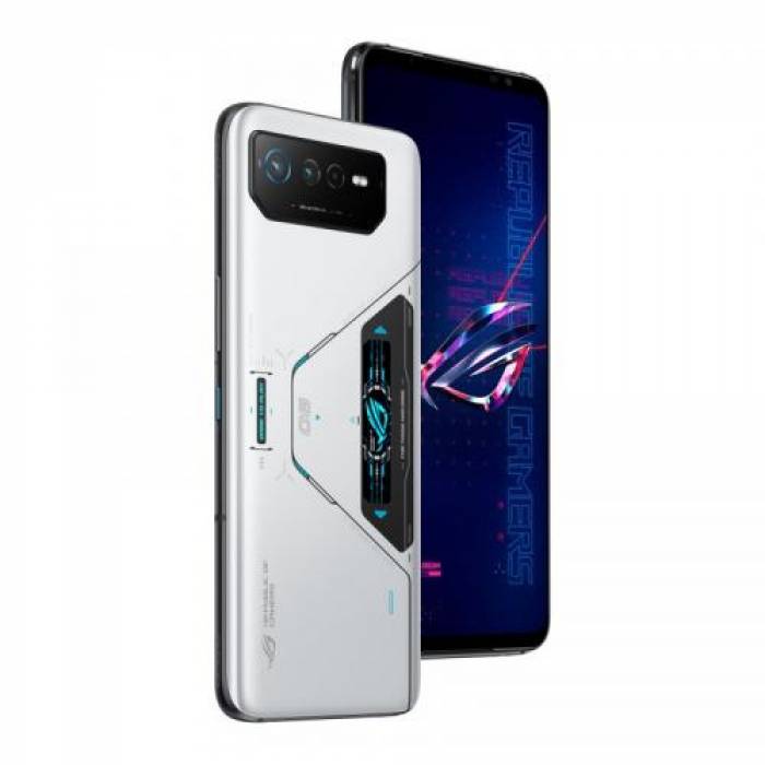 Telefon Mobil ASUS ROG Phone 6 Pro AI2201-2D014EU, Dual SIM, 512GB, 18GB RAM, 5G, White