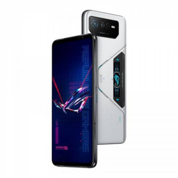 Telefon Mobil ASUS ROG Phone 6 Pro AI2201-2D014EU, Dual SIM, 512GB, 18GB RAM, 5G, White