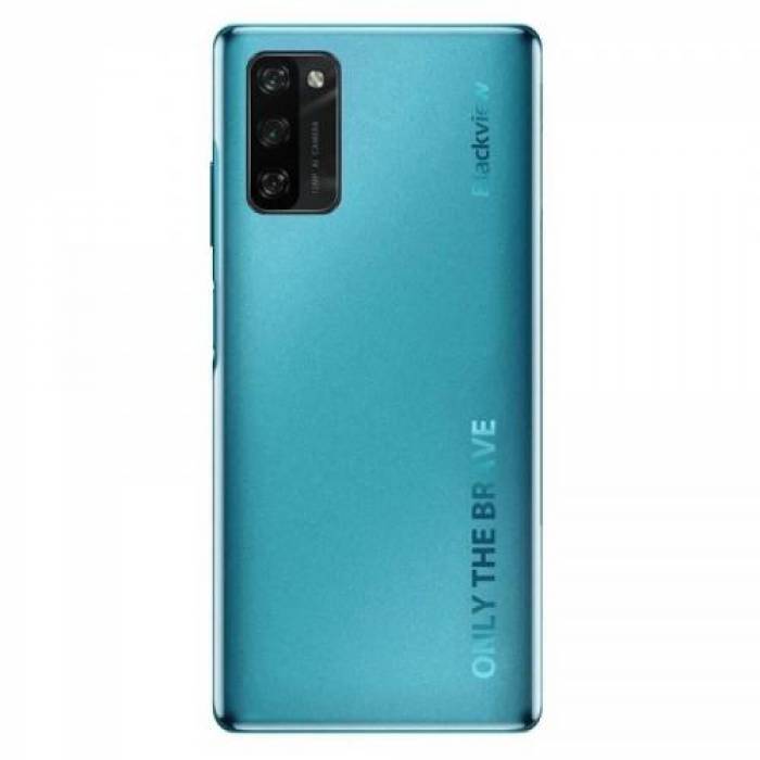 Telefon mobil Blackview A100 Dual SIM, 128GB, 6GB RAM, 4G, Blue