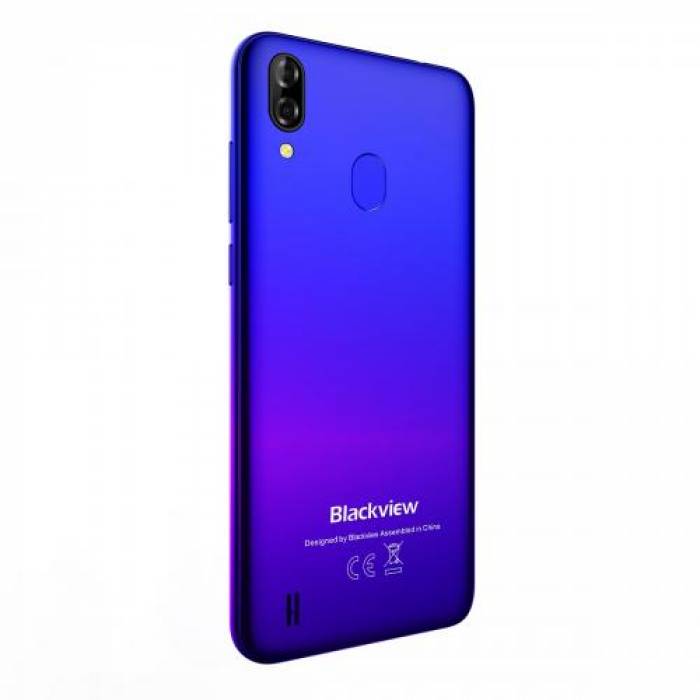 Telefon mobil Blackview A60 Pro Dual SIM, 16GB, 3GB RAM, 4G, Gradient Blue