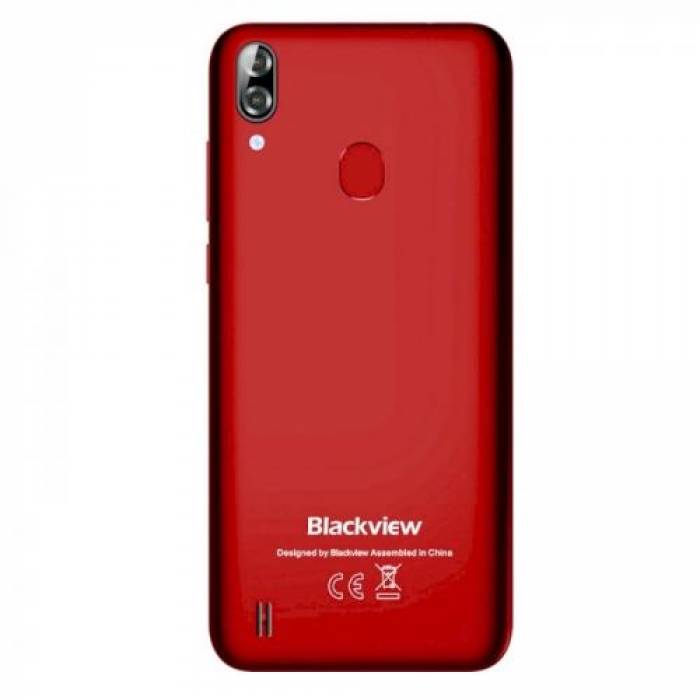 Telefon mobil Blackview A60 Pro Dual SIM, 16GB, 3GB RAM, 4G, Red