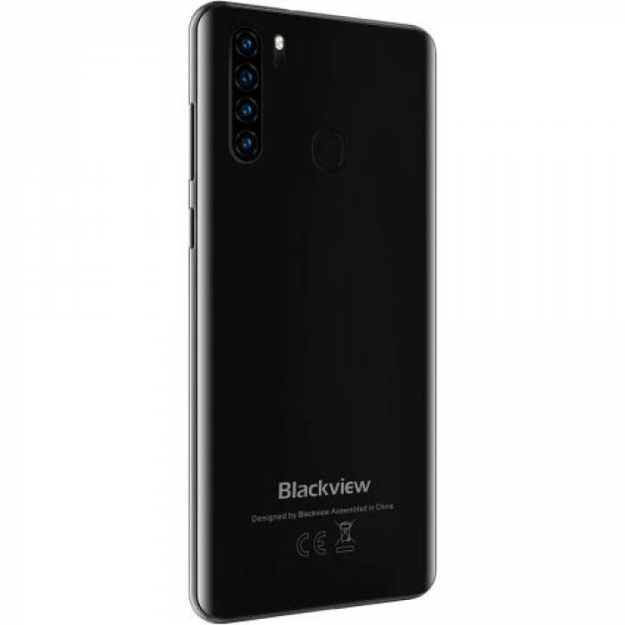 Telefon mobil Blackview A80 Plus Dual SIM, 64GB, 4GB RAM, 4G, Black
