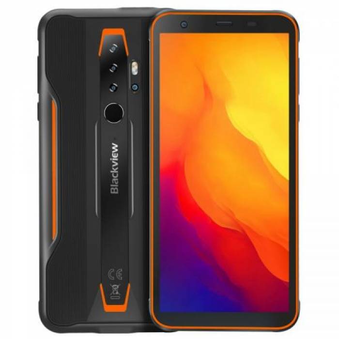 Telefon mobil Blackview BV6300 Pro Dual SIM, 128GB, 6GB RAM, 4G, Orange