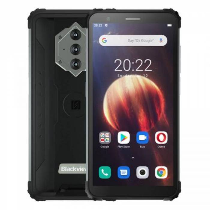 Telefon mobil Blackview BV6600 Dual SIM, 64GB, 4GB RAM, 4G, Black