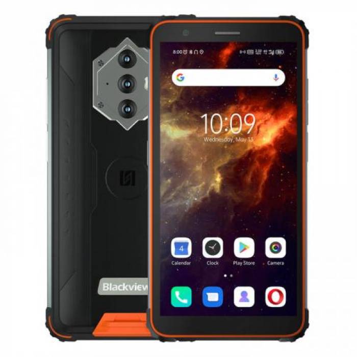 Telefon mobil Blackview BV6600E Dual SIM, 32GB, 4GB RAM, 4G, Orange