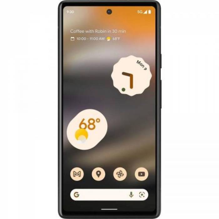 Telefon Mobil Google Pixel 6a, Single SIM, 128GB, 6GB RAM, 5G, Charcoal