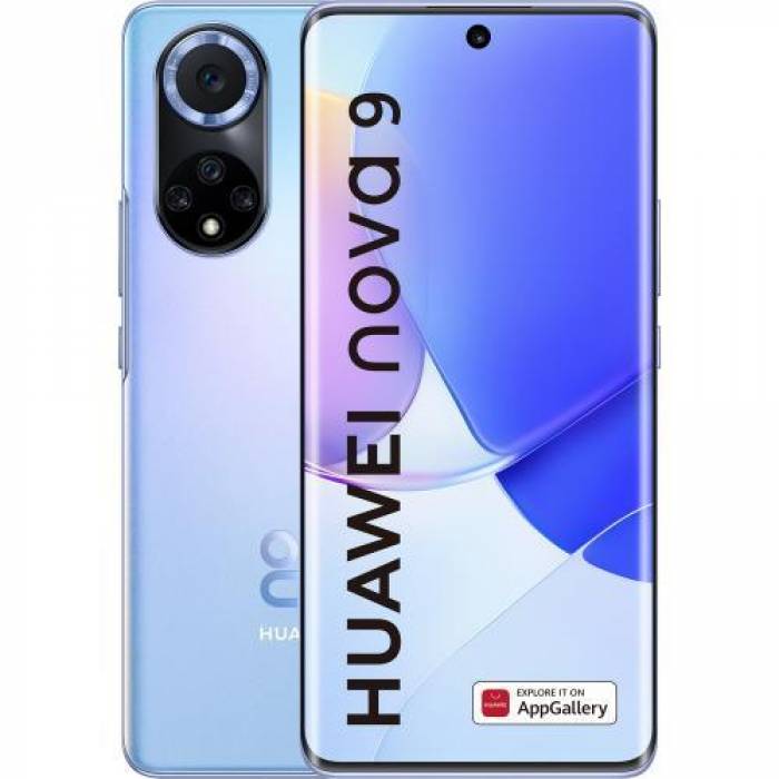 Telefon mobil Huawei Nova 9, Dual SIM, 8GB RAM, 128GB, 4G, Black