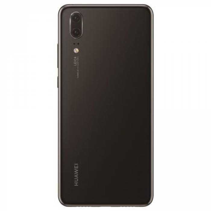 Telefon Mobil Huawei P20 Dual SIM, 128GB, 4GB RAM, 4G, Black