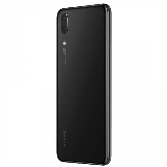 Telefon Mobil Huawei P20 Dual SIM, 128GB, 4GB RAM, 4G, Black