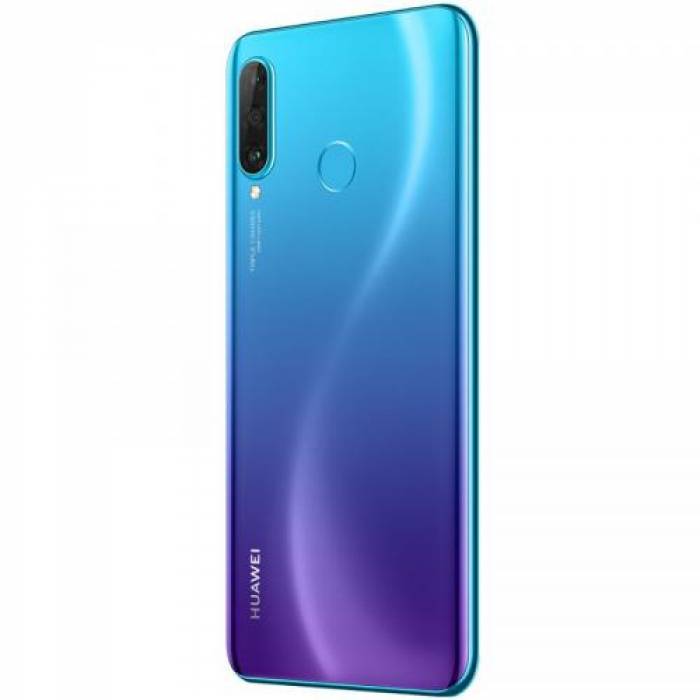 Telefon Mobil Huawei P30 Lite Dual SIM, 128GB, 4G, Peacock Blue