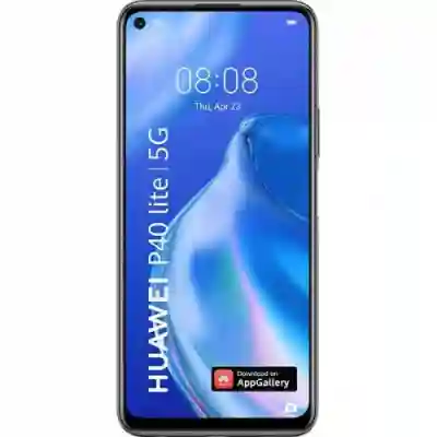 Telefon Mobil Huawei P40 Lite Dual SIM, 128GB, 6GB RAM, 5G, Midnight Black
