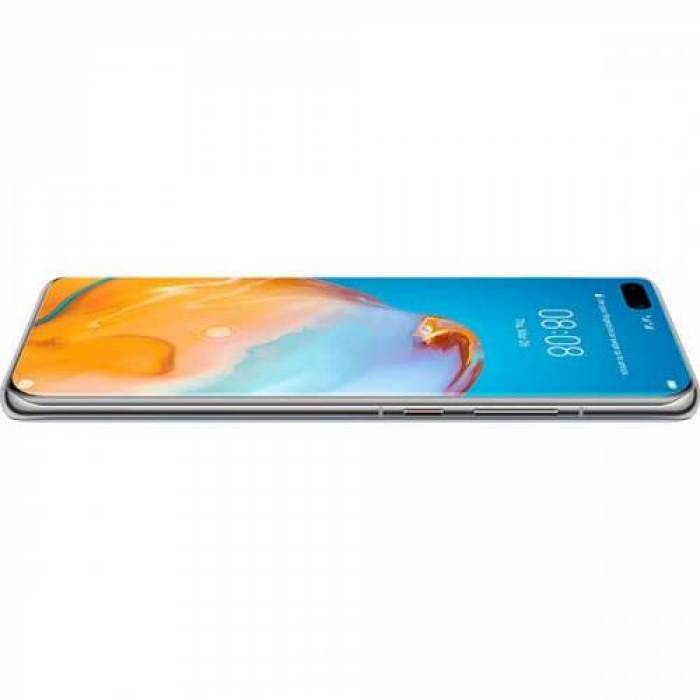 Telefon Mobil Huawei P40 Pro Dual Sim, 256GB, 8GB RAM, 5G, Silver Frost