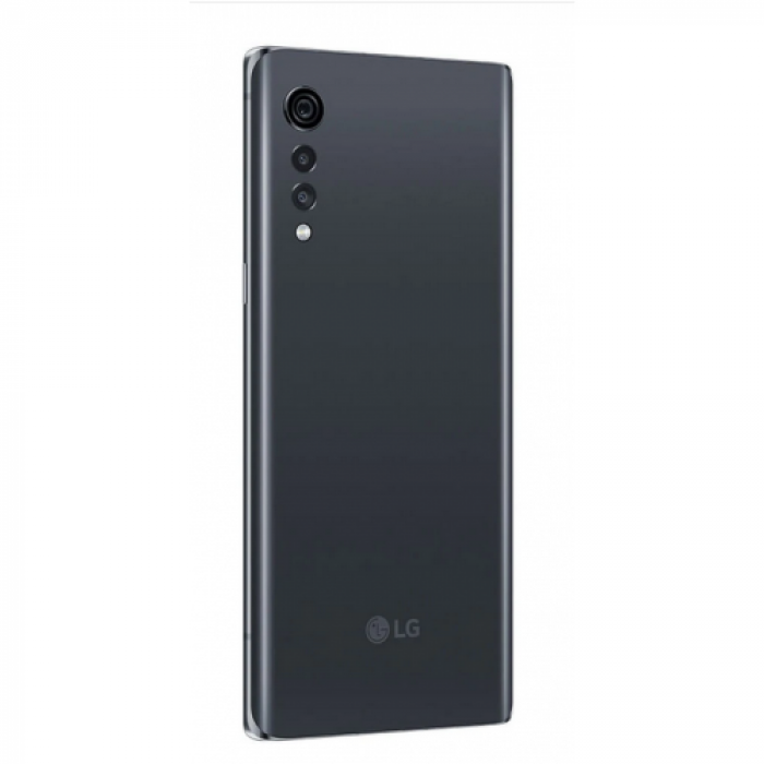 Telefon mobil LG Velvet Dual Sim, 128GB, 5G, Aurora Gray