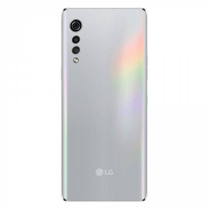 Telefon mobil LG Velvet G910 Dual Sim, 128GB, 4G, Aurora Silver