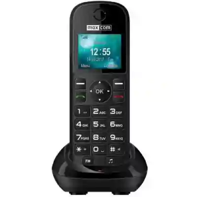Telefon mobil Maxcom Comfort MM35D, Single SIM, 2G, Black + Statie de incarcare