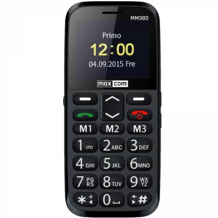 Telefon mobil MaxCom Comfort MM38D Single SIM, Black