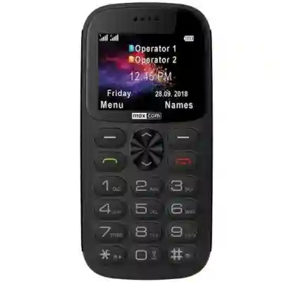 Telefon mobil Maxcom Comfort MM471, Dual SIM, Grey + Statie de incarcare