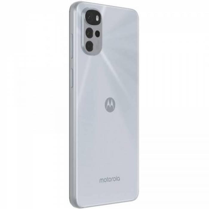 Telefon Mobil Motorola Moto G22 Dual SIM, 64GB, 4GB RAM, 4G, Pearl White