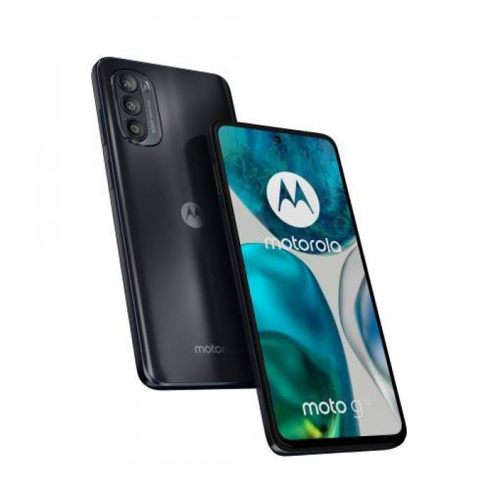 Telefon Mobil Motorola Moto G52 Dual SIM, 128GB, 4GB RAM, 4G, Charcoal Grey