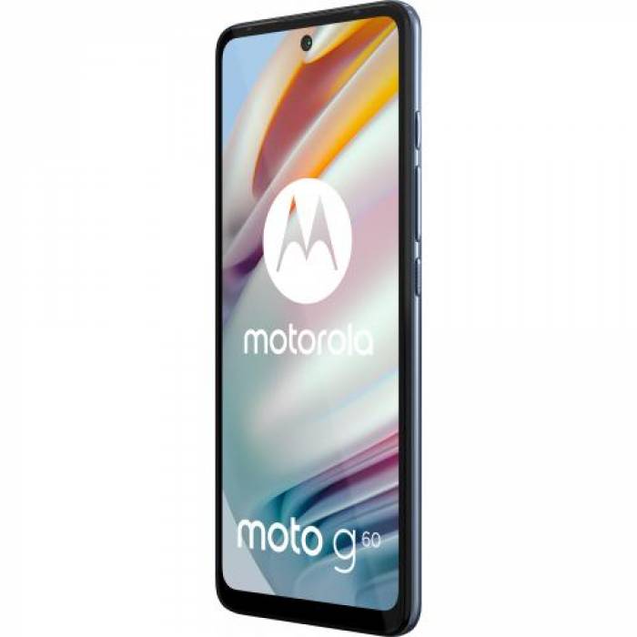 Telefon Mobil Motorola Moto G60 Dual SIM, 128GB, 6GB RAM, Dynamic Gray