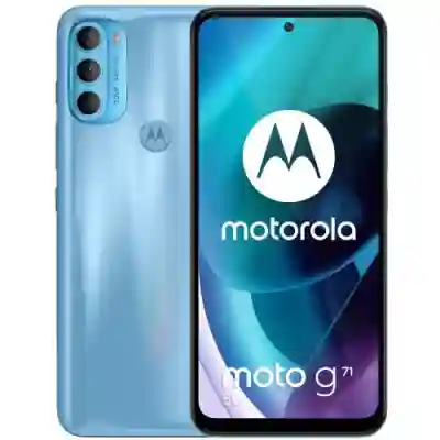 Telefon Mobil Motorola Moto G71 Dual SIM, 128GB, 6GB RAM, 5G, Arctic Blue