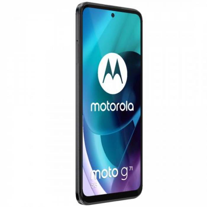 Telefon Mobil Motorola Moto G71 Dual SIM, 128GB, 6GB RAM, 5G, Iron Black