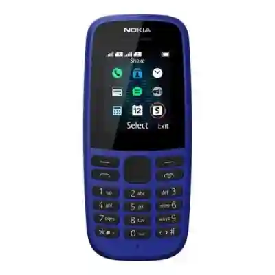 Telefon Mobil Nokia 105 (2019) Dual SIM, 2G, Blue