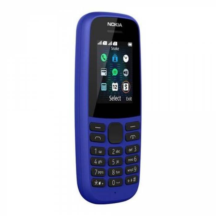 Telefon Mobil Nokia 105 (2019) Dual SIM, 2G, Blue