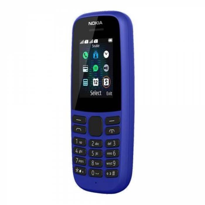 Telefon Mobil Nokia 105 (2019) Dual SIM, 2G, Blue