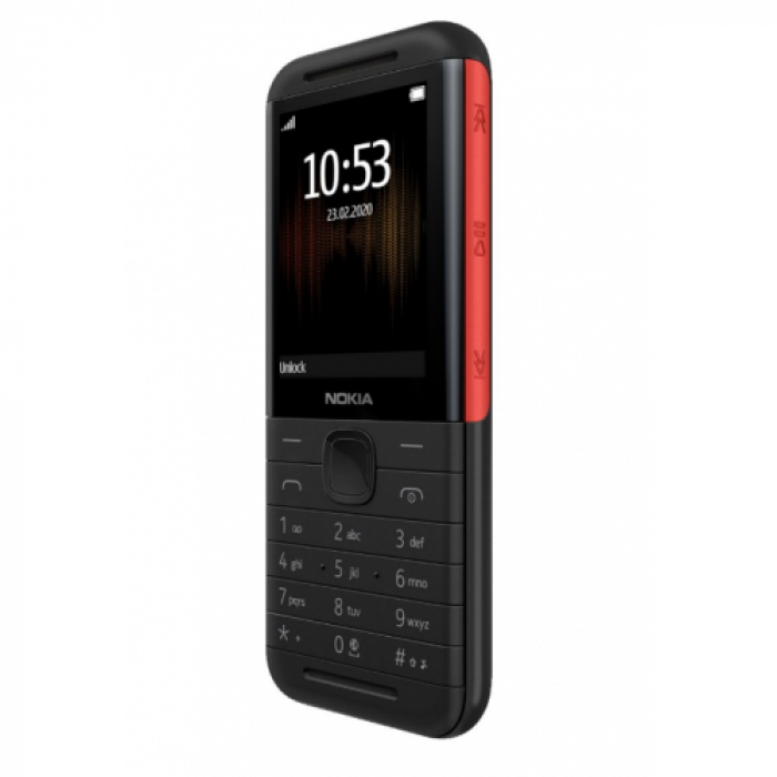 Telefon mobil Nokia 5310 2020 Dual Sim, 16MB, 2G, Black-Red