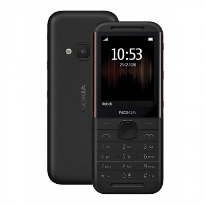 Telefon mobil Nokia 5310 2020 Dual Sim, 16MB, 2G, Black-Red