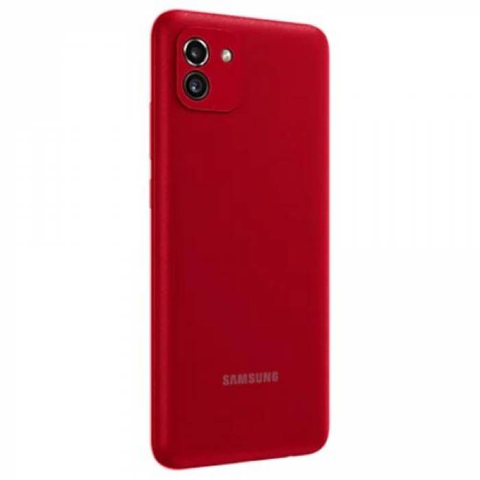 Telefon Mobil Samsung Galaxy A03, Dual SIM, 64GB, 4GB RAM, 4G, Red