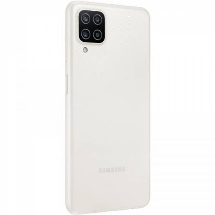 Telefon Mobil Samsung Galaxy A12 Nacho (2021), Dual SIM, 64GB, 4GB RAM, 4G, White