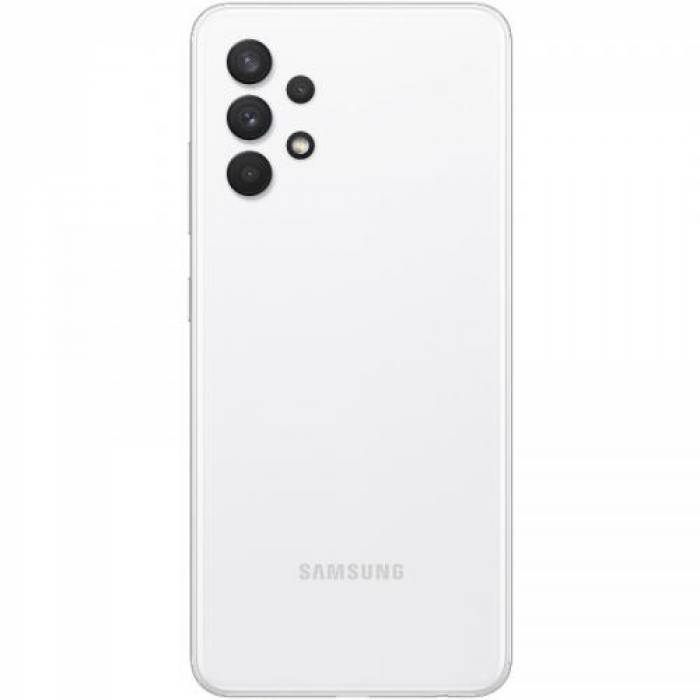 Telefon Mobil Samsung Galaxy A32, Dual SIM, 128GB, 4GB RAM, 4G, Awesome White