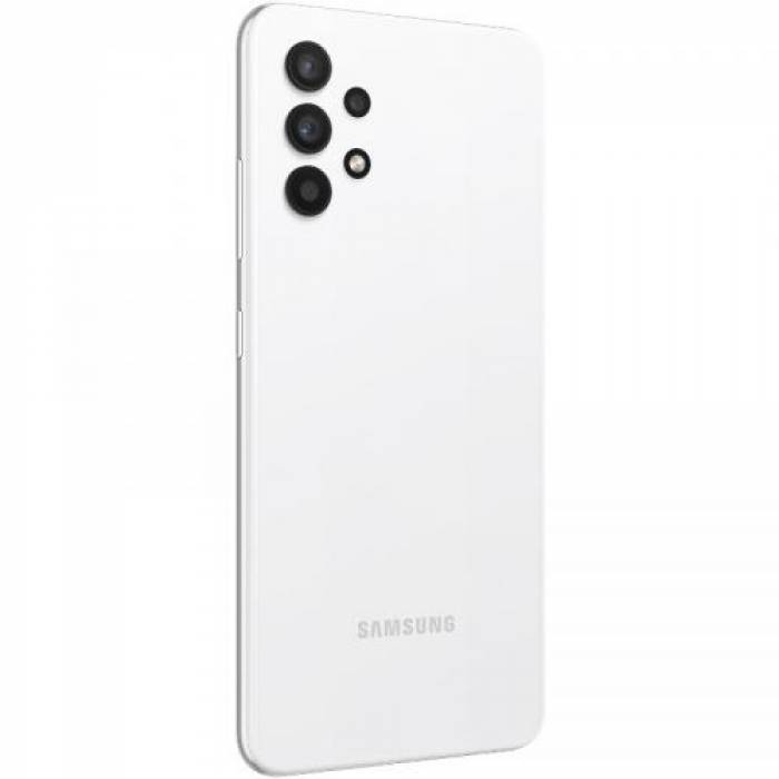Telefon Mobil Samsung Galaxy A32, Dual SIM, 128GB, 4GB RAM, 4G, Awesome White